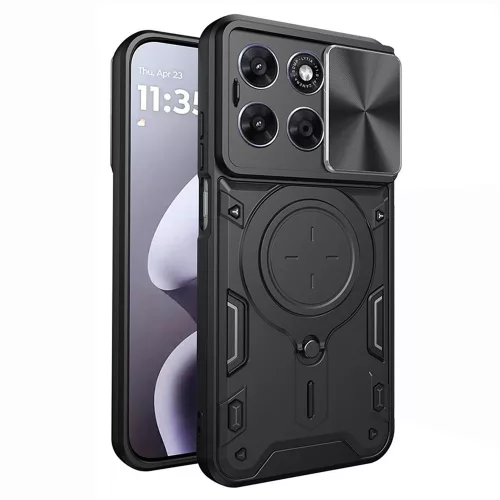 Techsuit - CamGuard Pro tok ütésálló tok - Motorola Moto G77 / G67 - Fekete