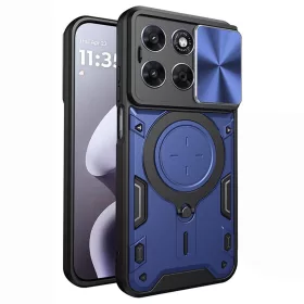   Techsuit - CamGuard Pro tok ütésálló tok - Motorola Moto G77 / G67 - Kék