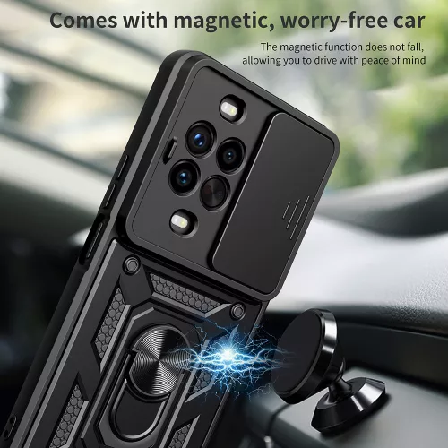 Techsuit - CamShield ütésálló tok - Huawei nova 14 Pro - Fekete