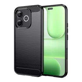 Techsuit - Carbon szilikon tok - Honor 600 Lite - Fekete