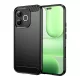 Techsuit - Carbon szilikon tok - Honor 600 Lite - Fekete