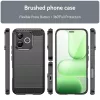 Techsuit - Carbon szilikon tok - Honor 600 Lite - Fekete