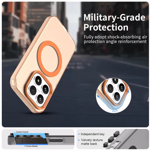 Techsuit - CandyCase MagSafe tok - Xiaomi 17 - Narancssárga