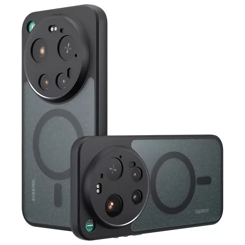 Techsuit - PureFrost MagSafe Ütésálló tok Ütésálló tok - Xiaomi 17 Ultra - Matt fekete
