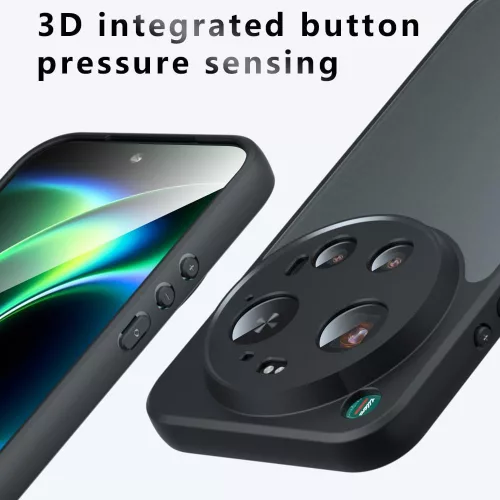 Techsuit - PureFrost MagSafe Ütésálló tok Ütésálló tok - Xiaomi 17 Ultra - Matt fekete