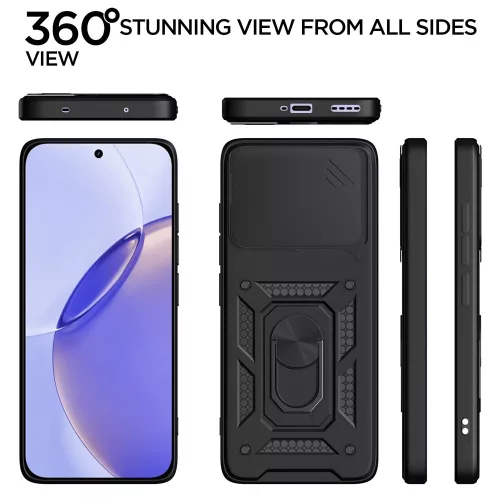 Techsuit - CamShield ütésálló tok - Realme 16 Pro - Fekete
