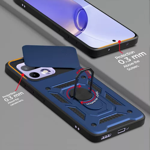 Techsuit - CamShield ütésálló tok - Realme 16 Pro - Kék