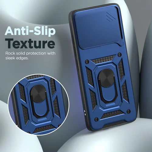 Techsuit - CamShield ütésálló tok - Realme 16 Pro - Kék