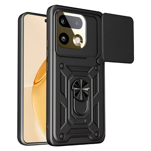 Techsuit - CamShield ütésálló tok - Realme 16 Pro+ - Fekete