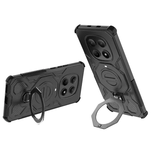 Techsuit - Carbon Shield PRO ütésálló tok - Xiaomi Redmi Note 15 5G / Poco M8 5G - Fekete