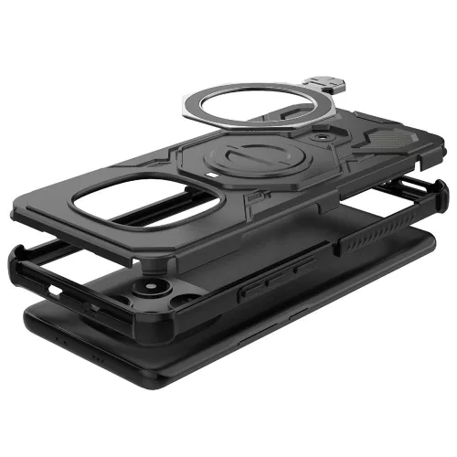 Techsuit - Carbon Shield PRO ütésálló tok - Xiaomi Redmi Note 15 5G / Poco M8 5G - Fekete