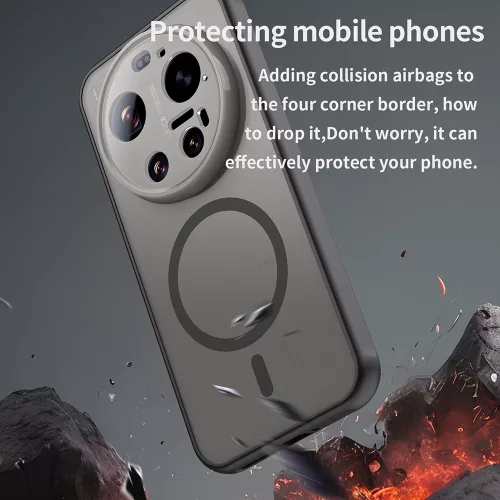 Techsuit - HaloFrost II MagSafe tok - Xiaomi 17 Ultra - Fekete