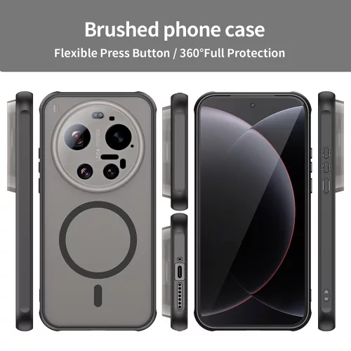 Techsuit - HaloFrost II MagSafe tok - Xiaomi 17 Ultra - Fekete