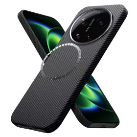   Techsuit - Aramid Fiber MagSafe tok - Xiaomi 17 Ultra - Fekete