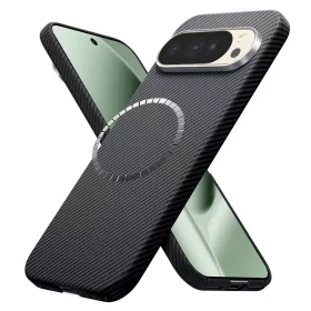  Techsuit - Aramid Fiber MagSafe tok - Google Pixel 10 Pro XL - Fekete
