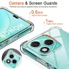 Techsuit - Shockproof Átlátszó Ütésálló Szilikon tok - Honor 600 Lite - Átlátszó