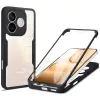 Techsuit - ColorVerse 360 tok kijelzővédővel - Honor 600 Lite - Fekete