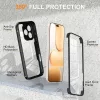 Techsuit - ColorVerse 360 tok kijelzővédővel - Honor 600 Lite - Fekete