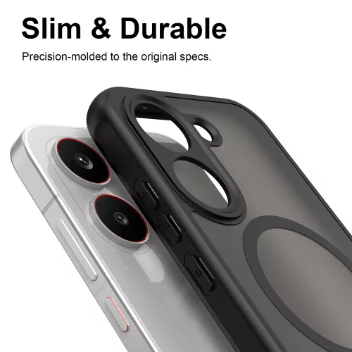 Techsuit - HaloFrost II MagSafe tok - Xiaomi Poco X8 Pro - Fekete