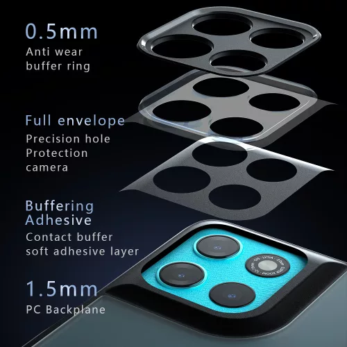 Techsuit - PureFrost MagSafe Ütésálló tok Ütésálló tok - Motorola Moto G77 / G67 - Matt fekete
