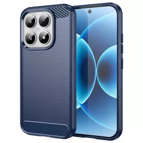 Techsuit - Carbon szilikon tok - Xiaomi 17 - Kék