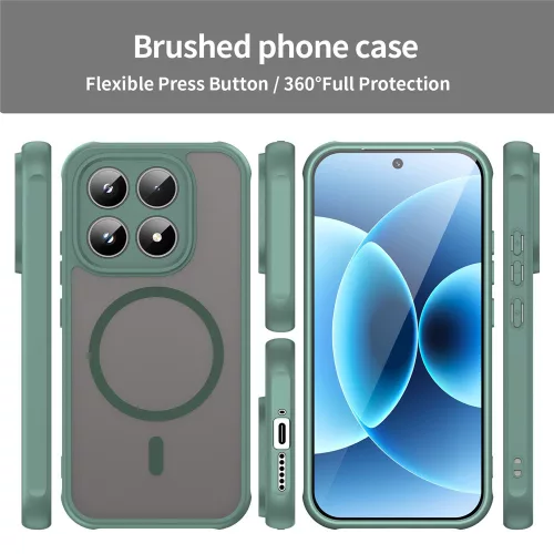 Techsuit - HaloFrost II MagSafe tok - Xiaomi 17 - Zöld