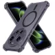 Techsuit - Shockproof Átlátszó Szilikon Magsafe tok - Xiaomi 17 Ultra - Átlátszó fekete