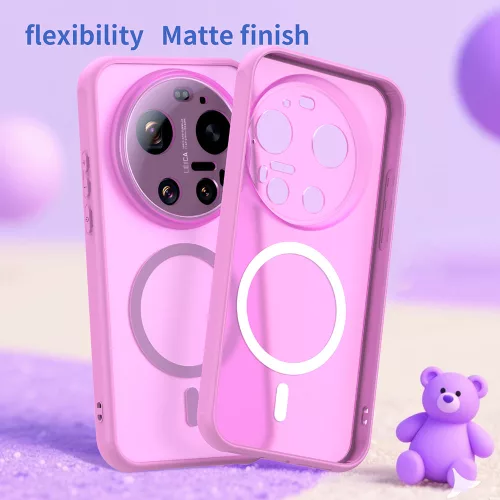 Techsuit - HaloFrost II MagSafe tok - Xiaomi 17 Ultra - Rózsaszín