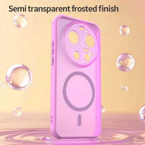 Techsuit - HaloFrost II MagSafe tok - Xiaomi 17 Ultra - Rózsaszín