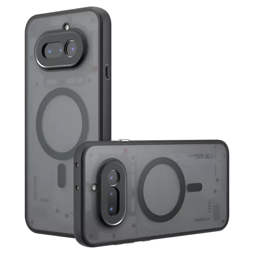 Techsuit - PureFrost MagSafe Ütésálló tok Ütésálló tok - Nothing Phone (4a) - Matt Fekete