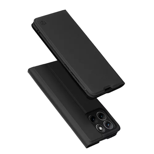 Techsuit - Magskin Book kinyitható tok - Motorola Edge 70 Fusion - Fekete