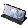 Techsuit - Magskin Book kinyitható tok - Motorola Edge 70 Fusion - Fekete