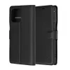 Techsuit - Leather Folio kinyitható tok - Motorola Edge 70 Fusion - Fekete