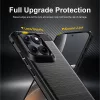 Techsuit - Carbon szilikon tok - Motorola Edge 70 Fusion - Fekete