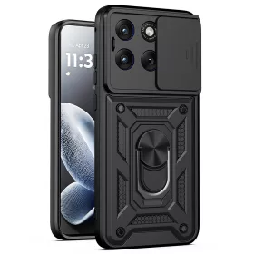   Techsuit - CamShield ütésálló tok - Motorola Edge 70 Fusion - Fekete