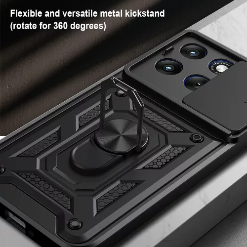 Techsuit - CamShield ütésálló tok - Motorola Edge 70 Fusion - Fekete
