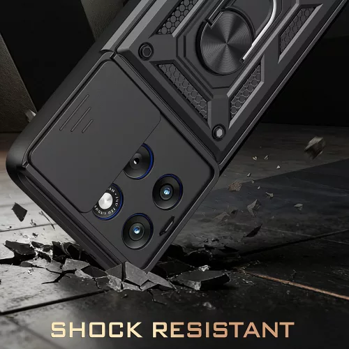 Techsuit - CamShield ütésálló tok - Motorola Edge 70 Fusion - Kék