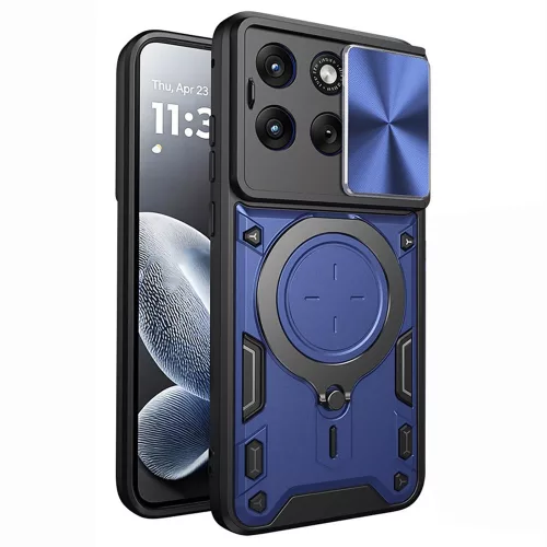 Techsuit - CamGuard Pro tok ütésálló tok - Motorola Edge 70 Fusion - Kék