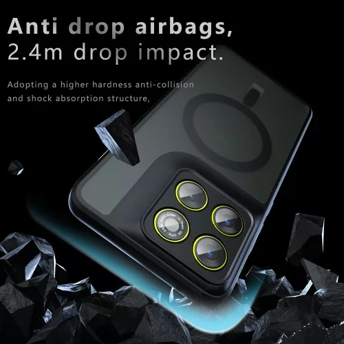 Techsuit - PureFrost MagSafe Ütésálló tok Ütésálló tok - Motorola Edge 70 Fusion - Matt Fekete