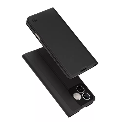 Techsuit - Magskin Book kinyitható tok - Honor 600 Lite - Fekete