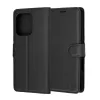 Techsuit - Leather Folio kinyitható tok - Honor 600 Lite - Fekete