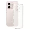 Techsuit - Clear Silicone - Honor 600 Lite - Átlátszó tok