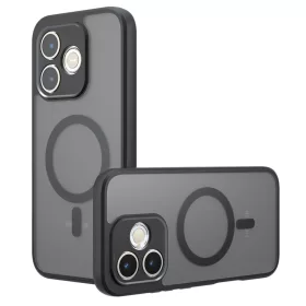   Techsuit - PureFrost MagSafe Ütésálló tok Ütésálló tok - Honor 600 Lite - Matt fekete