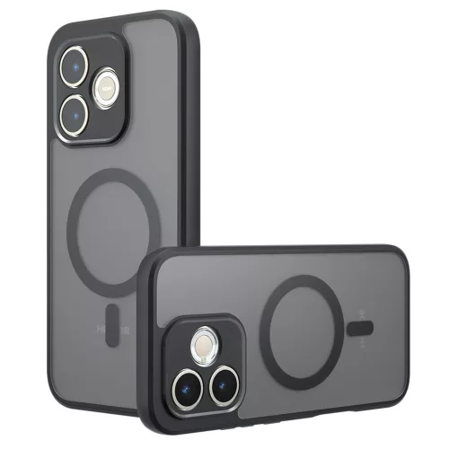 Techsuit - PureFrost MagSafe Ütésálló tok Ütésálló tok - Honor 600 Lite - Matt fekete