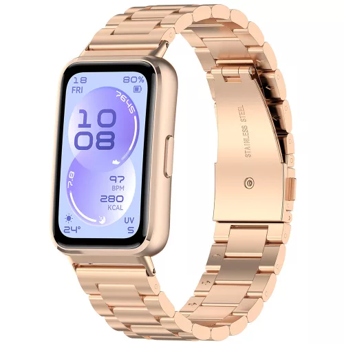 Techsuit - Watchband (W010) - Huawei Band 11 / Band 11 Pro - Pink