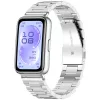 Techsuit - Watchband (W010) - Huawei Band 11 / Band 11 Pro - Silver