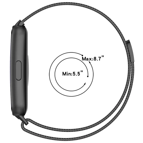 Techsuit - Watchband (W009) - Huawei Band 11 / Band 11 Pro - Black