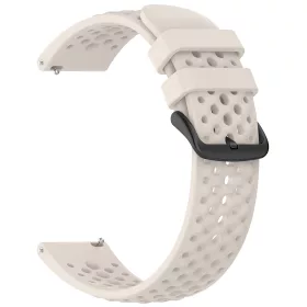   Techsuit - Watchband 22mm (W083) - Amazfit Active Max/Samsung Galaxy Watch (46mm)/Watch 3/Gear S3/Amazfit GTR/GTR 2 - White