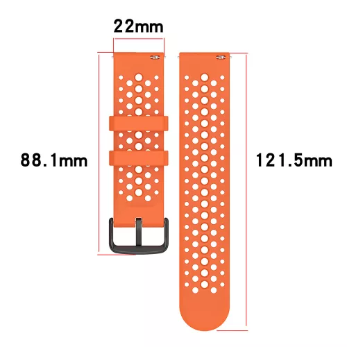 Techsuit - Watchband 22mm (W083) - Amazfit Active Max/Samsung Galaxy Watch (46mm)/Watch 3/Gear S3/Amazfit GTR/GTR 2 - White