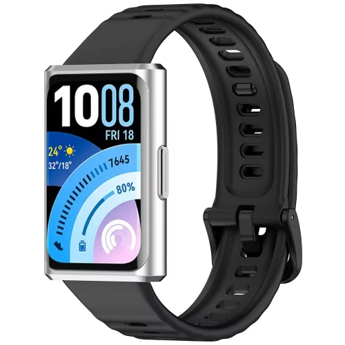 Techsuit - Watchband (W082) - Huawei Band 11 / Band 11 Pro - Black